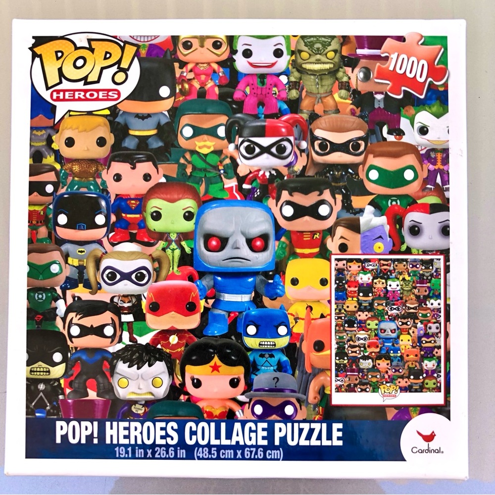 NWB Funko Pop! DC Comic Heroes Collage Puzzle 1000 Pieces BRAND NEW!!